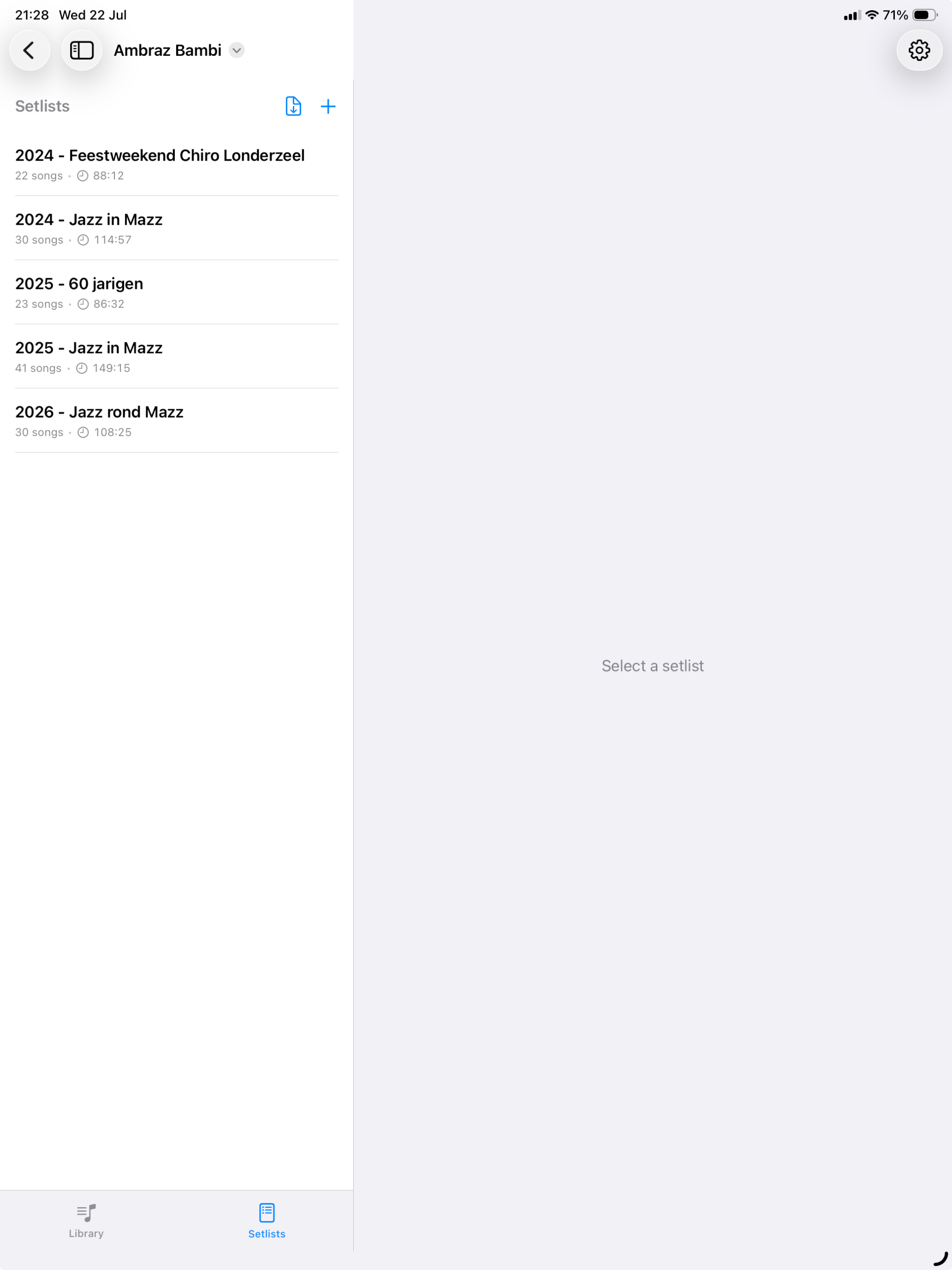 LeadSheets: Chords & Setlists screenshot 14