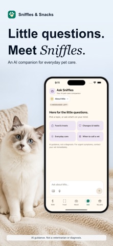 Sniffles & Snacks: Pet Care screenshot