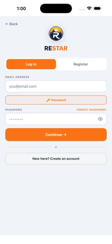 RESTAR iPhone screenshot