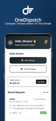 OneDispatch screenshot
