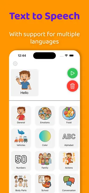 PictoKids AAC: Speech Kids screenshot 2
