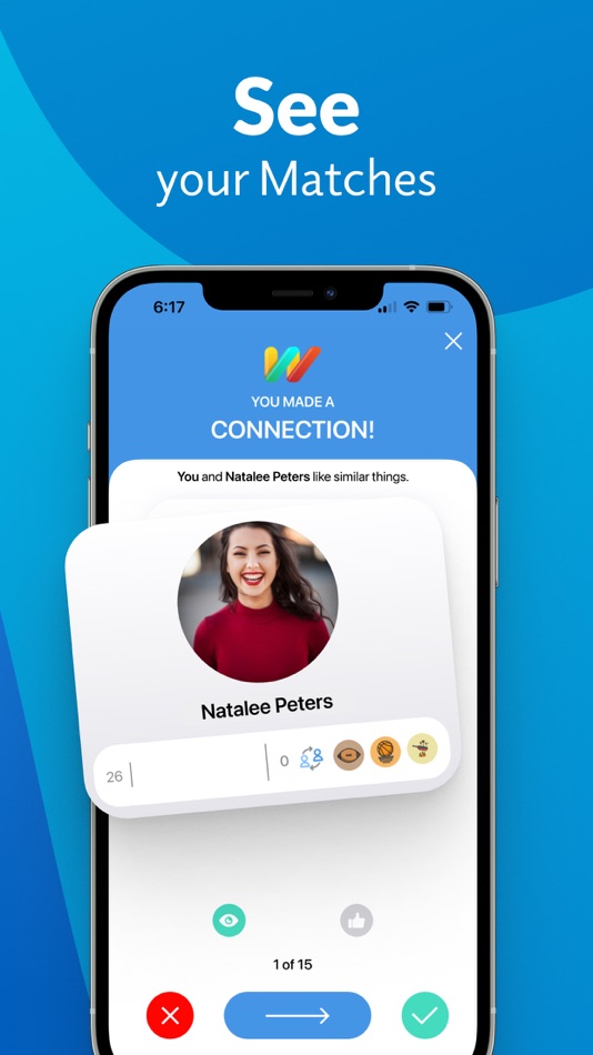 #3. Wizapp - Meet new people (iOS) 由: Swift Spar Inc.