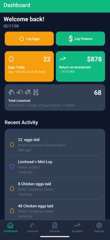 Livestock Tracker App screenshot