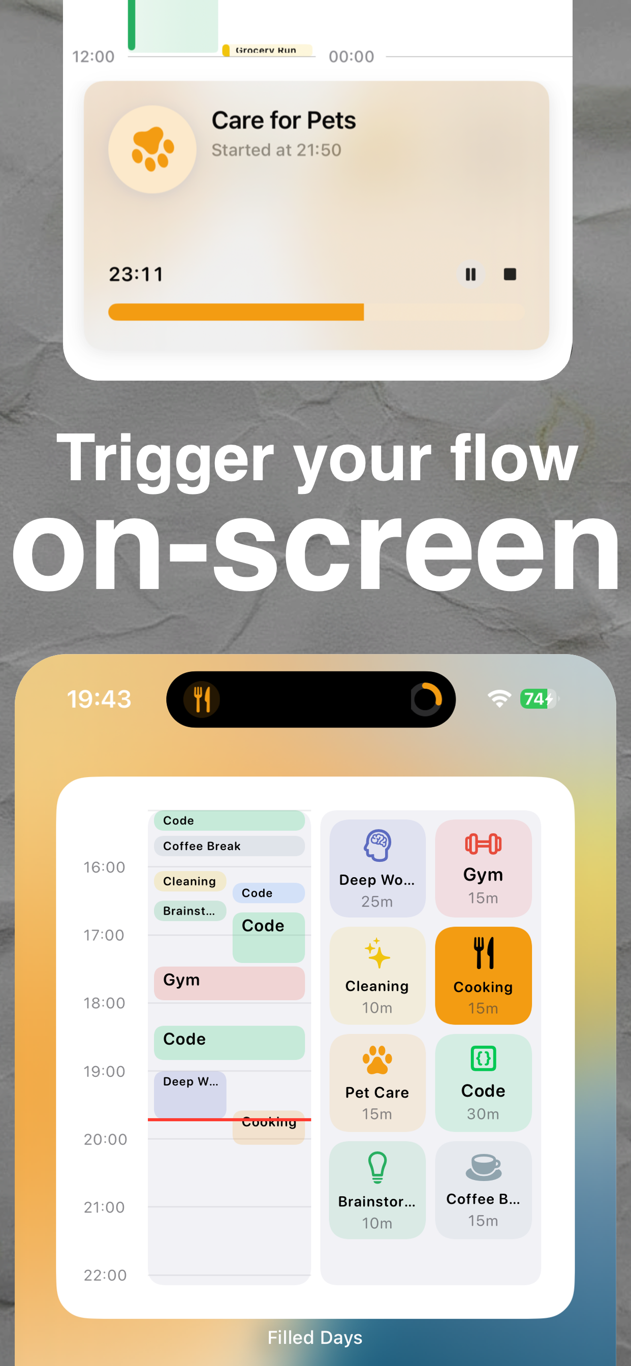 Filled Days screenshot 4
