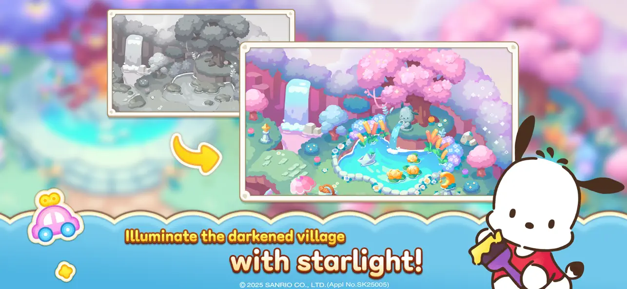 Hello Kitty Friends Match Hack screenshot 3 - game app interface