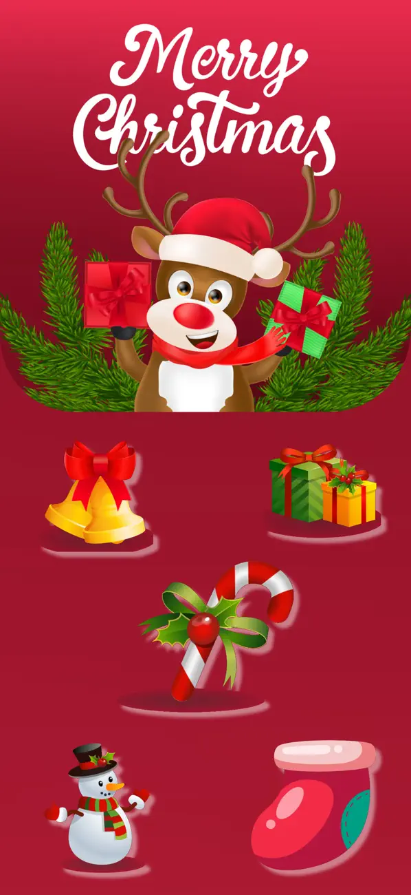 Screenshot #1 pour Merry Christmas Stickers 2025