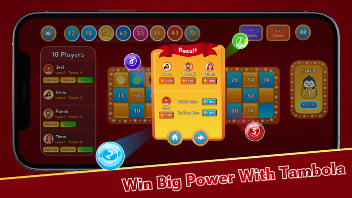 Tambola Housie Game  Bingo 90