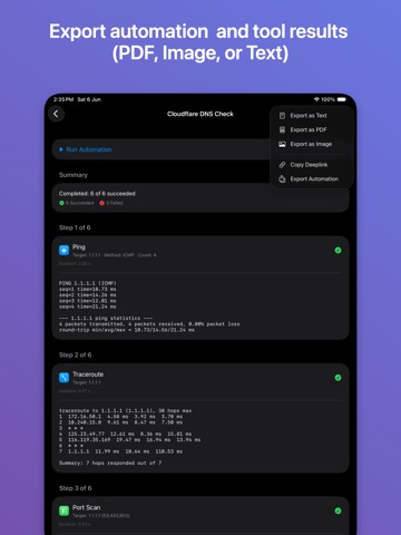 NetDebug Toolkit: Net Scanner iPad screenshot