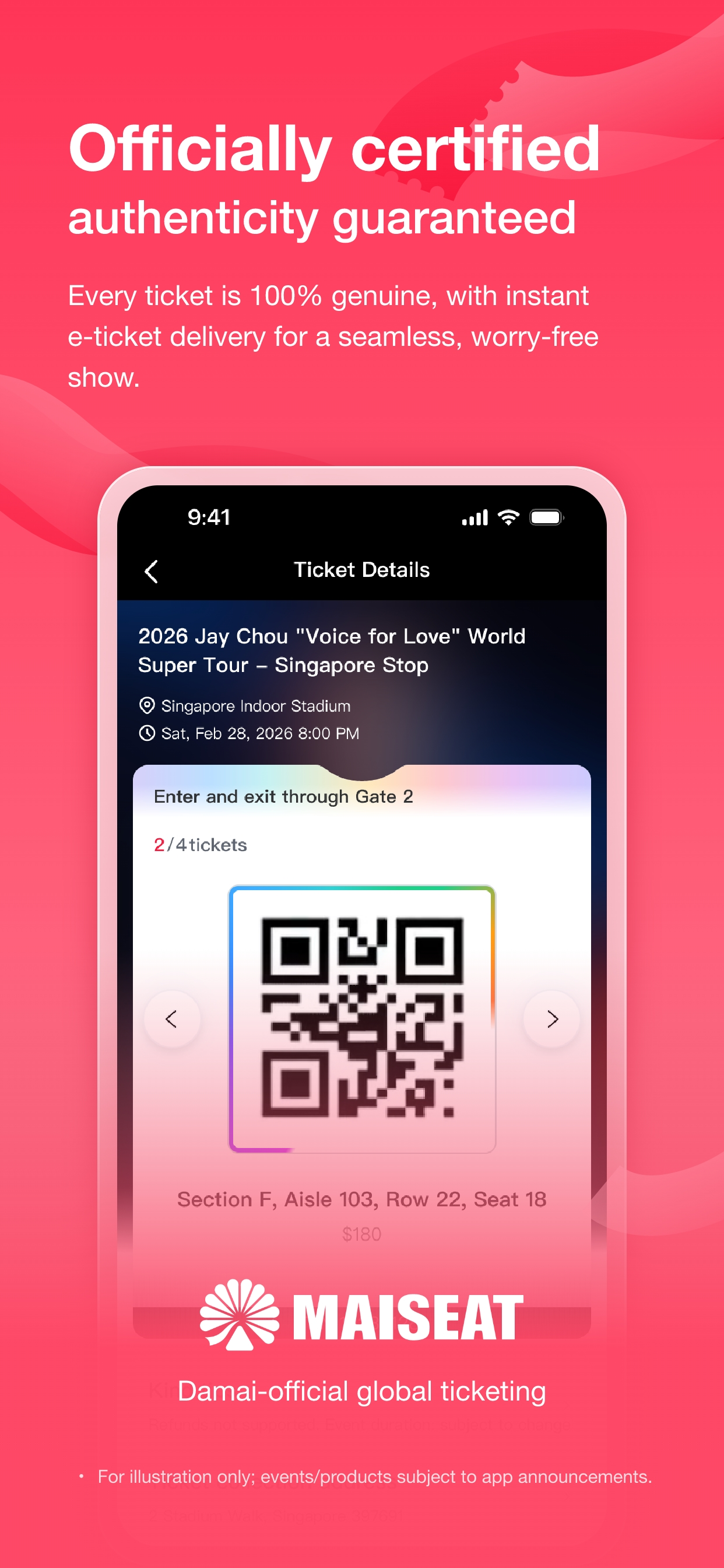 MAISEAT: Global event tickets screenshot 4