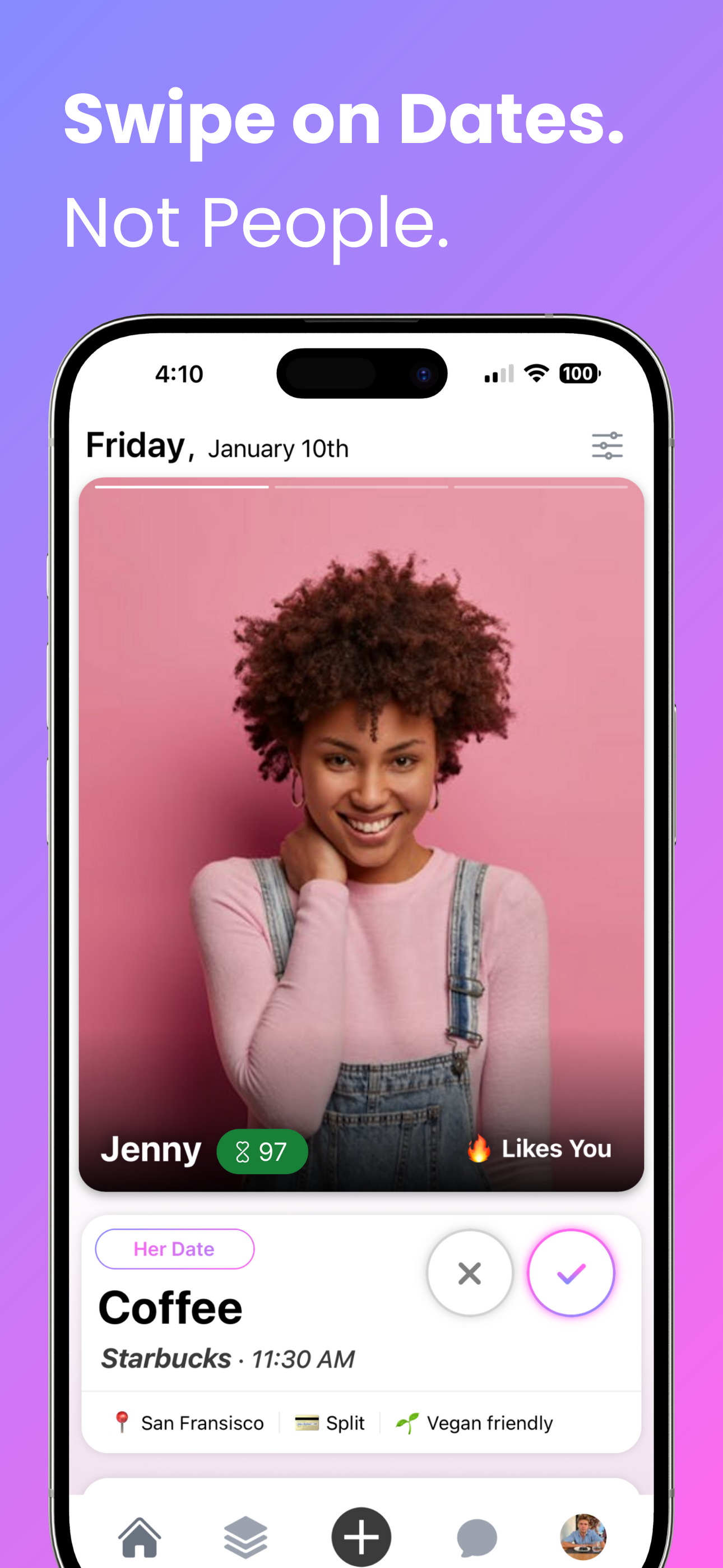 Flirt: Swipe Dates not People