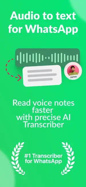 Transcriber for WhatsApp: WAVO screenshot 1