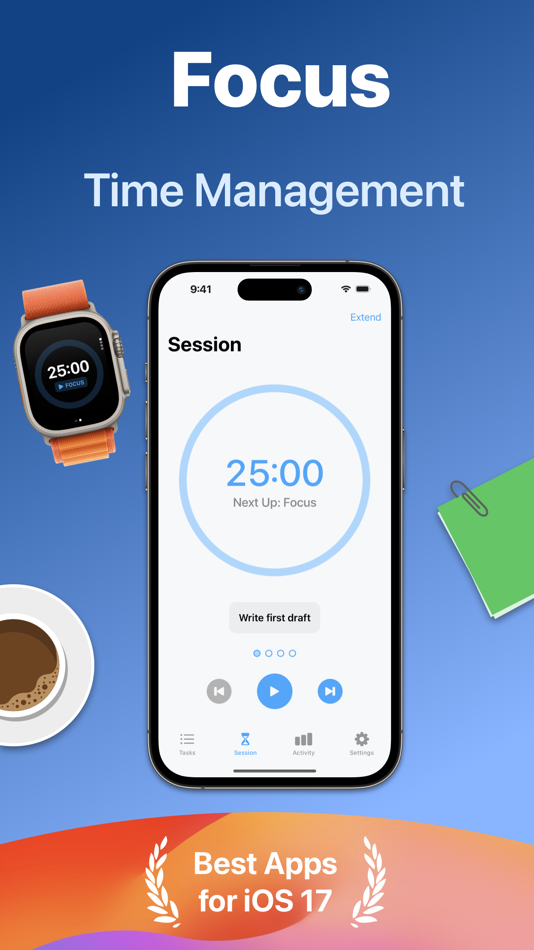 #1. Focus - Timer for Productivity (iOS) 来自: Meaningful Things GmbH & Co. KG