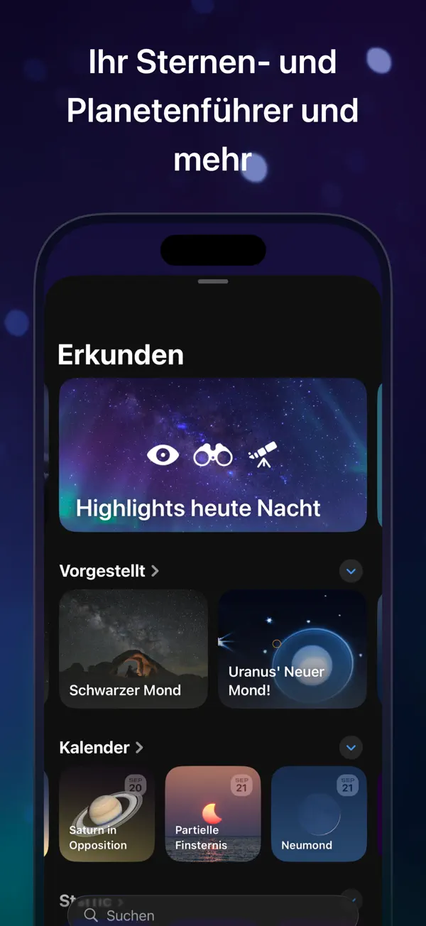 Sky Guide iPhone App Screenshot 3 – Nachschlagewerke