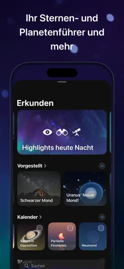 Screenshot von Sky Guide auf dem iPhone 3