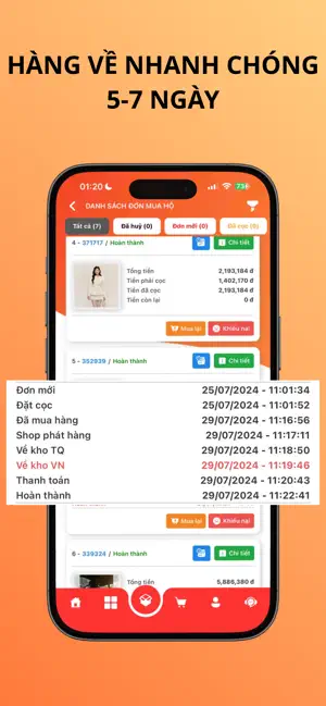 Giang Huy Logistics iPhone screenshot 5