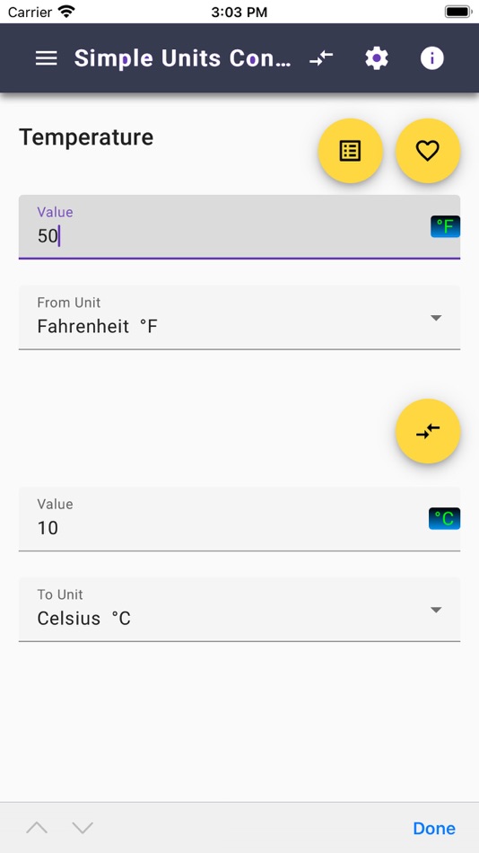 #2. Simple Units Converter (iOS) 由: Mind Trends LLC