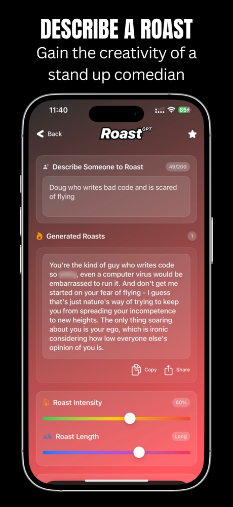 RoastGPT - AI Roast Generator screenshot 3