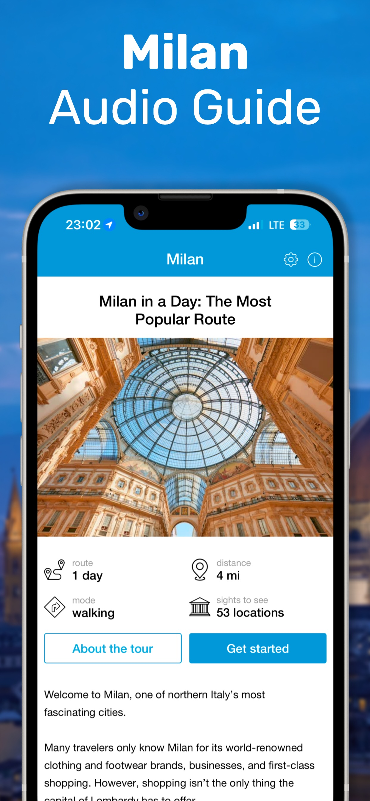 MILAN Audio Guide & City Tour