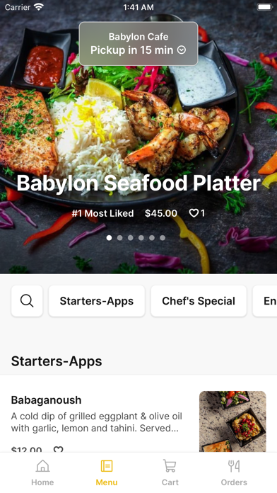 App screenshot
