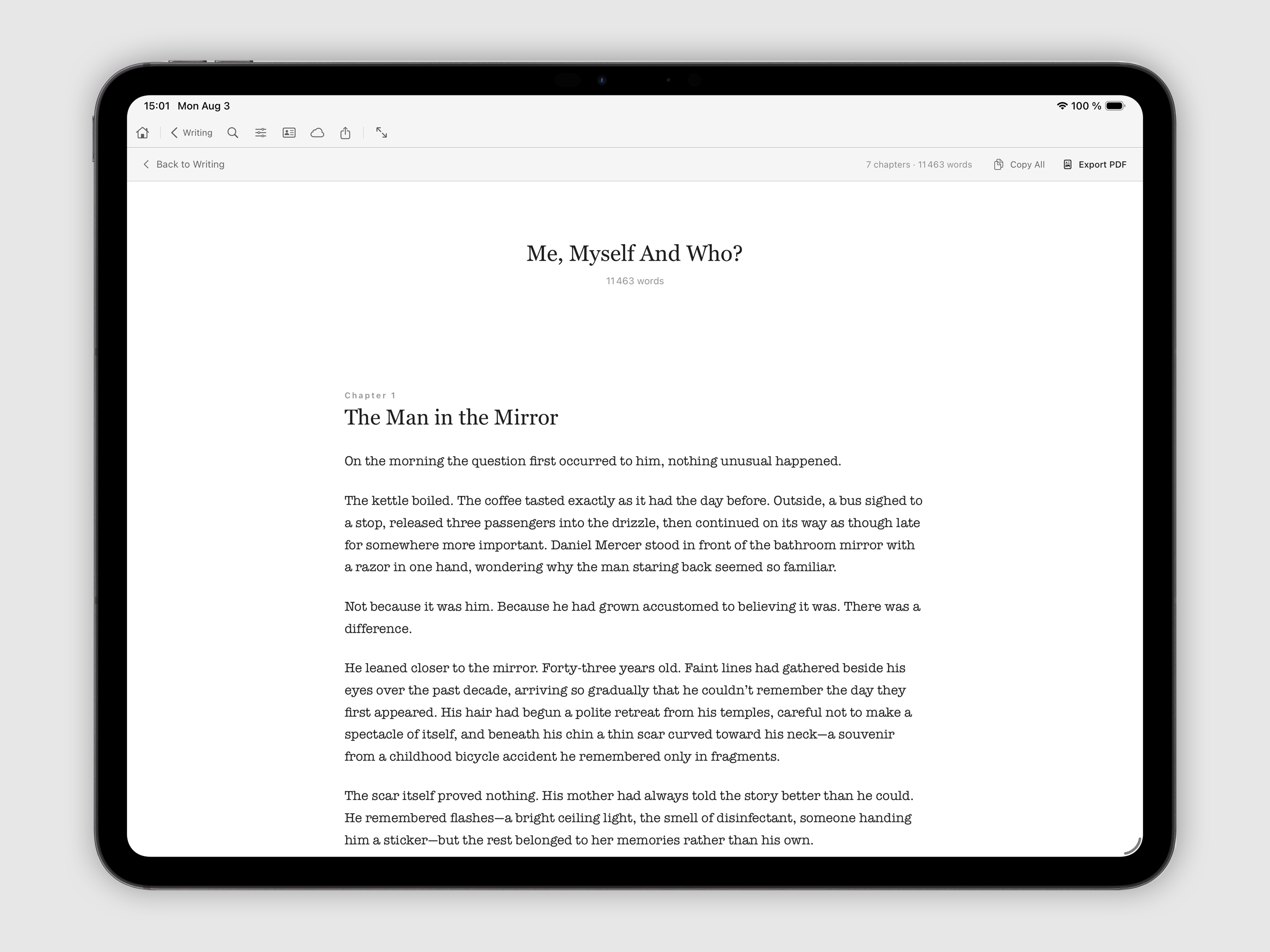 Writer's Foundry screenshot 6