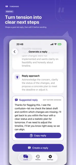 ToneAhead: Message Coach screenshot 3