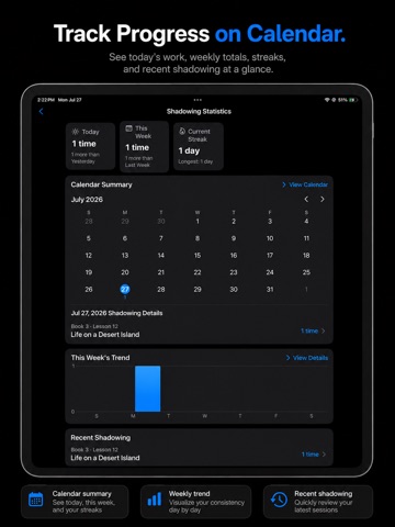 Shadow101: English Shadowing iPad screenshot