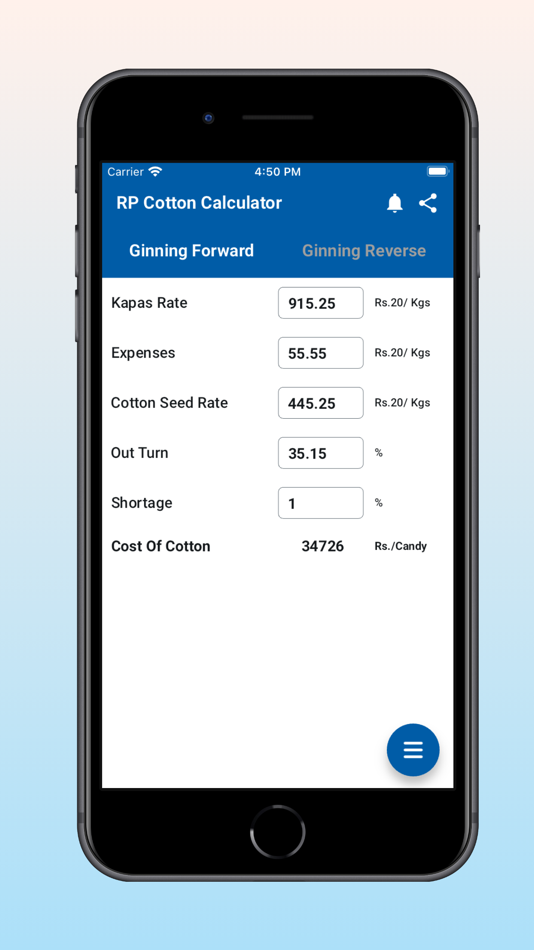 #2. RP Cotton Calculator (iOS) 由: Keval Vikani
