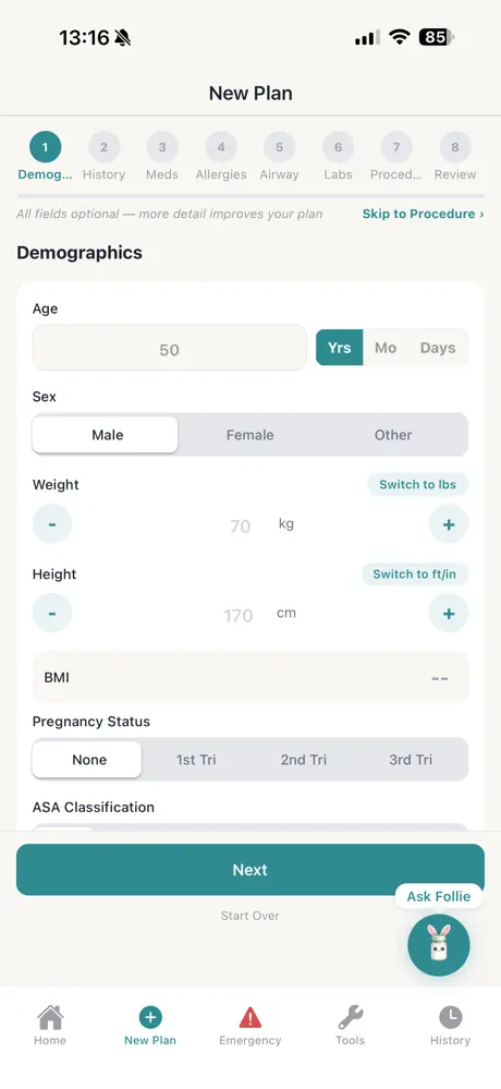 Follie – Anesthesia Assistant screenshot 3