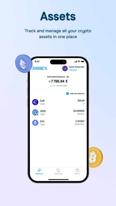 Arbiex: Send & Receive Crypto Screenshot 2 of 6