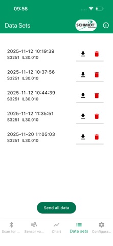 SCHMIDT® Sensor App screenshot