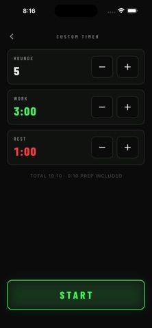 Round Timer: Boxing MMA Judo Screenshot 7 of 7