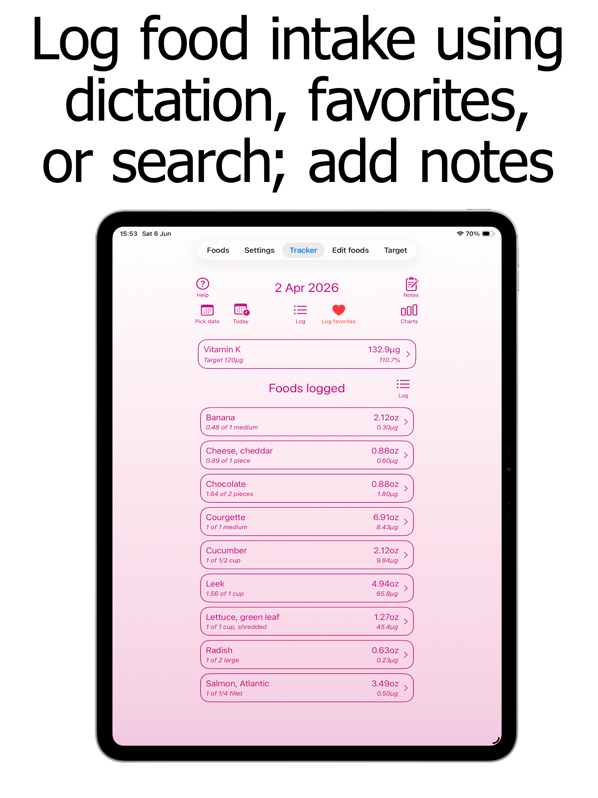 Vitamin K Counter & Tracker screenshot 13
