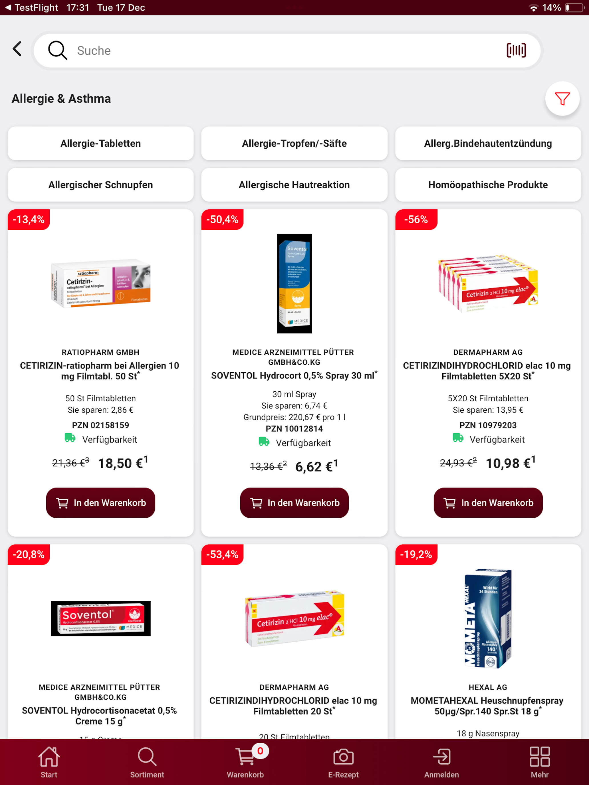 Einhorn Apotheken App
