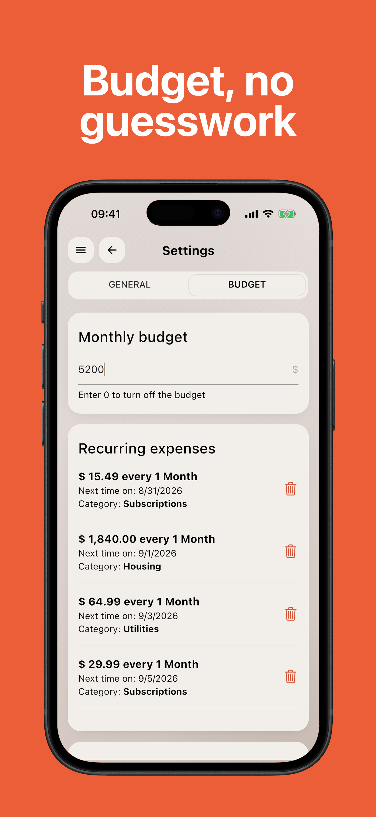 Expense Tracker: Money Gone screenshot 8