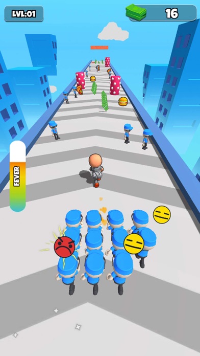 Police Escape Runner Game Screenshot