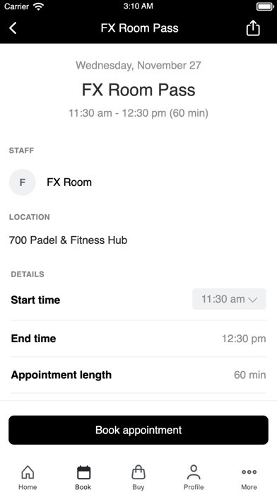 700 Padel & Fitness Hub Screenshot