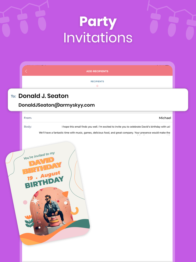 ‎Invitation Maker - Flyer Maker Screenshot