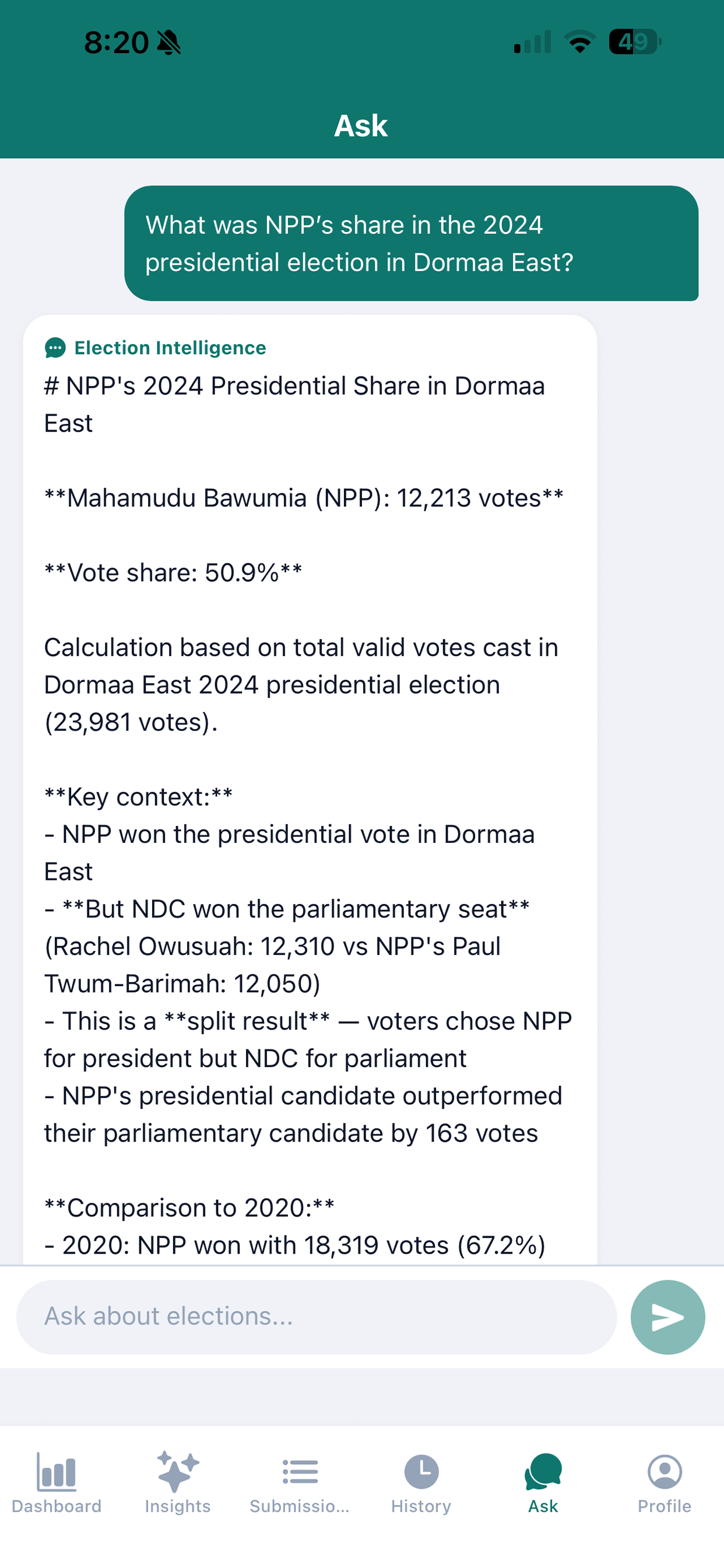Election Intelligence screenshot 10