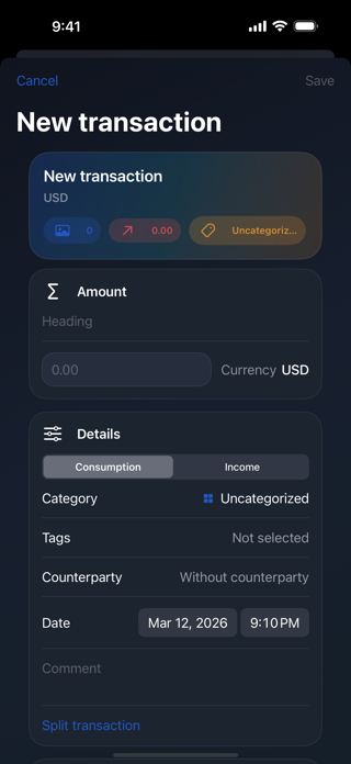 Home Receipt: Expense Tracker Screenshot 4 of 7