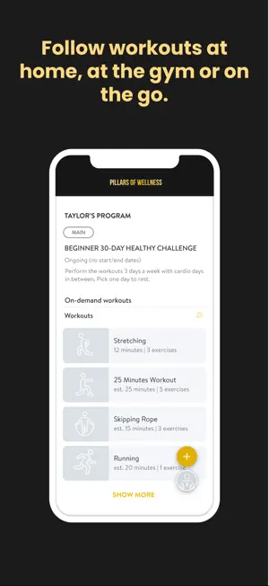 Pillars of Wellness screenshot 2