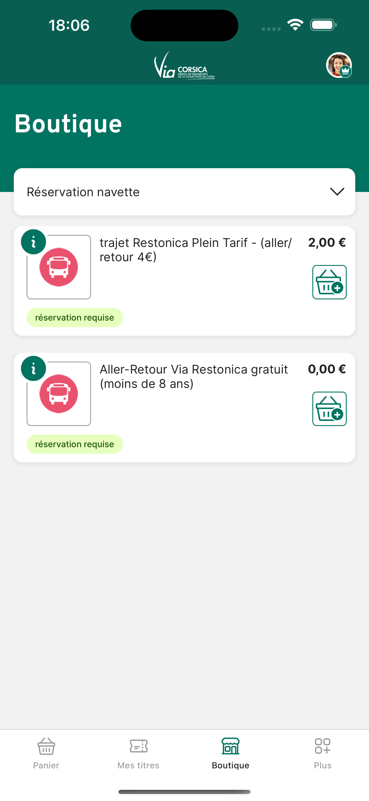 M-Ticket Via Corsica Restonica
