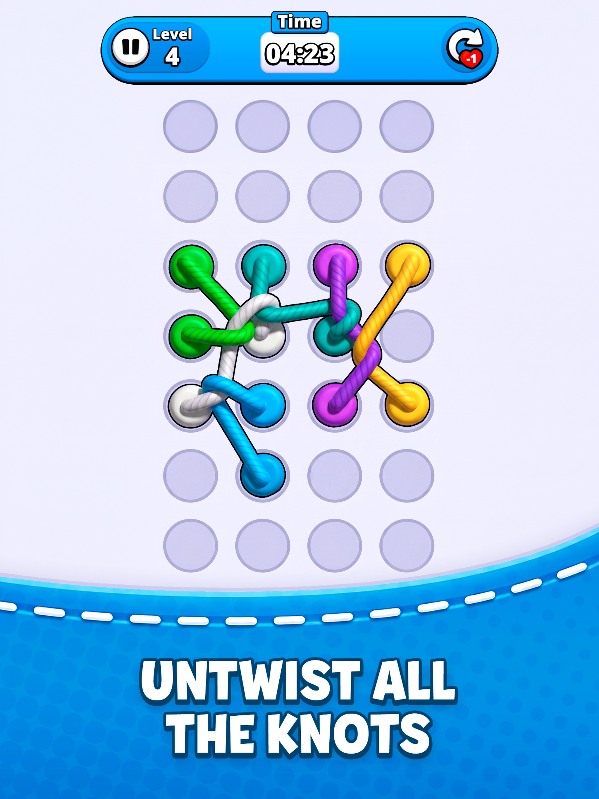 Rope Puzzle: Twisted Master