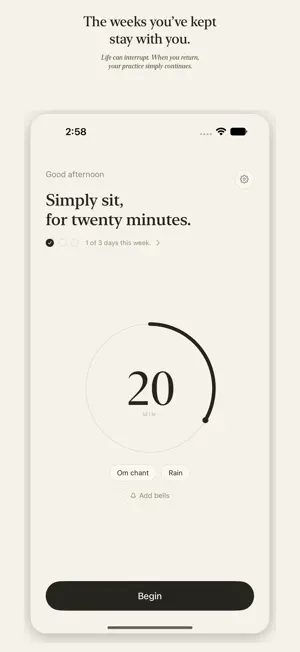 SimplySit: Meditation Timer screenshot 1