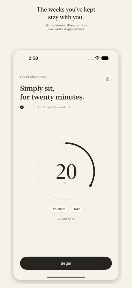 SimplySit: Meditation Timer screenshot 1