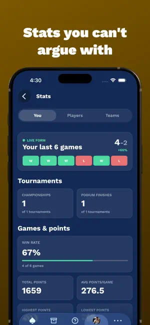 Bookbag: Spades Scorekeeper screenshot 3