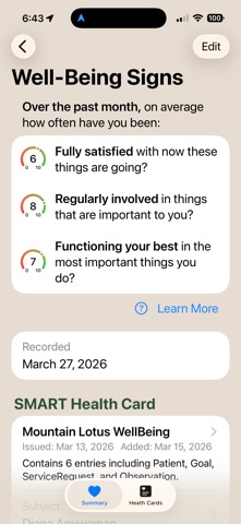 Whole Health Cards screenshot