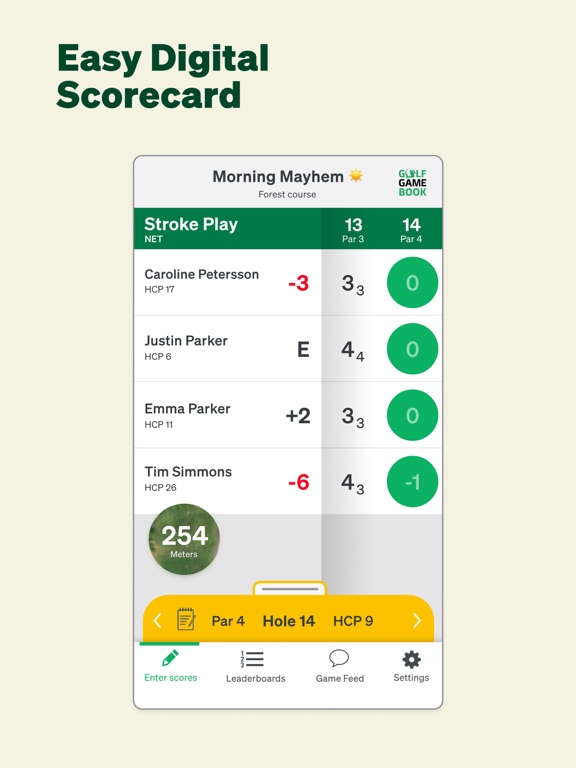 Screenshot #5 pour Golf GameBook Scorecard & GPS