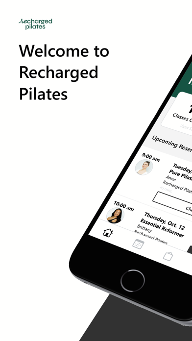 Recharged Pilates iPhone screenshot 1 - Health & Fitness app