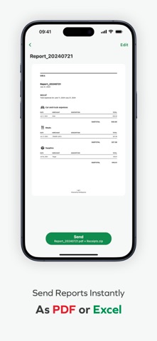 AI Receipt Scanner: SimExpense iPhone screenshot