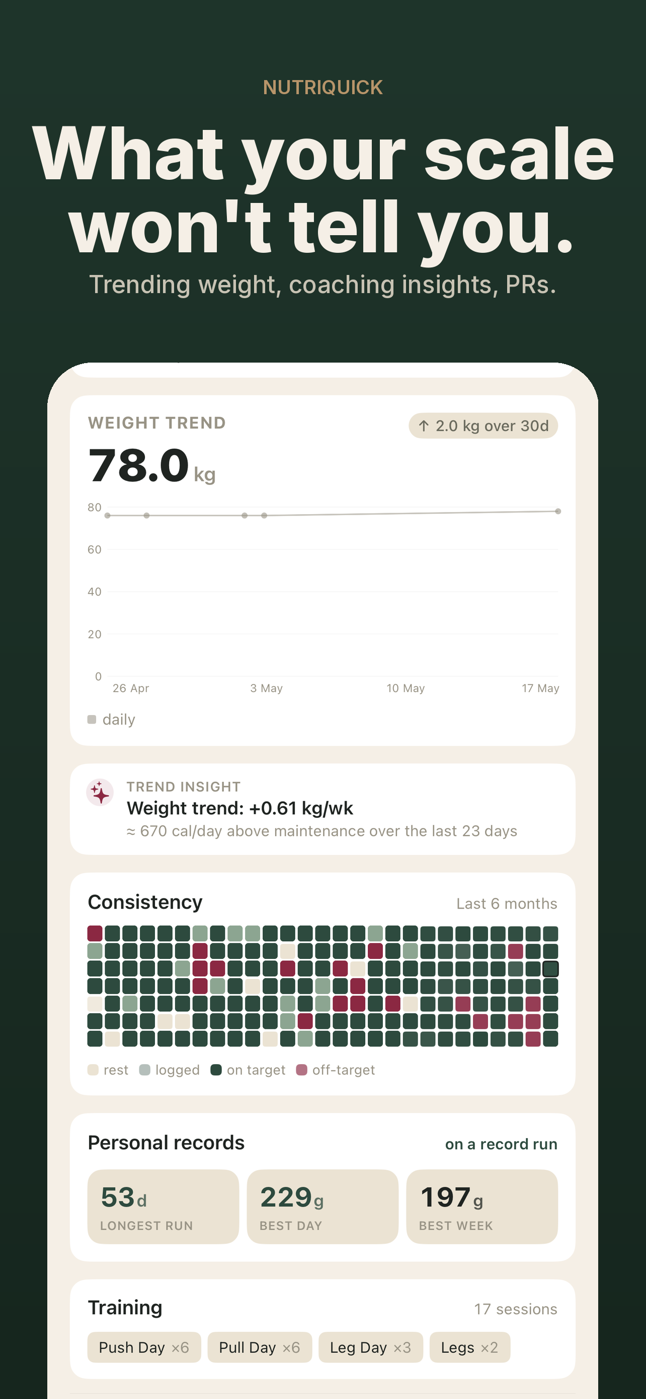 NutriQuick: Lean Macro Tracker